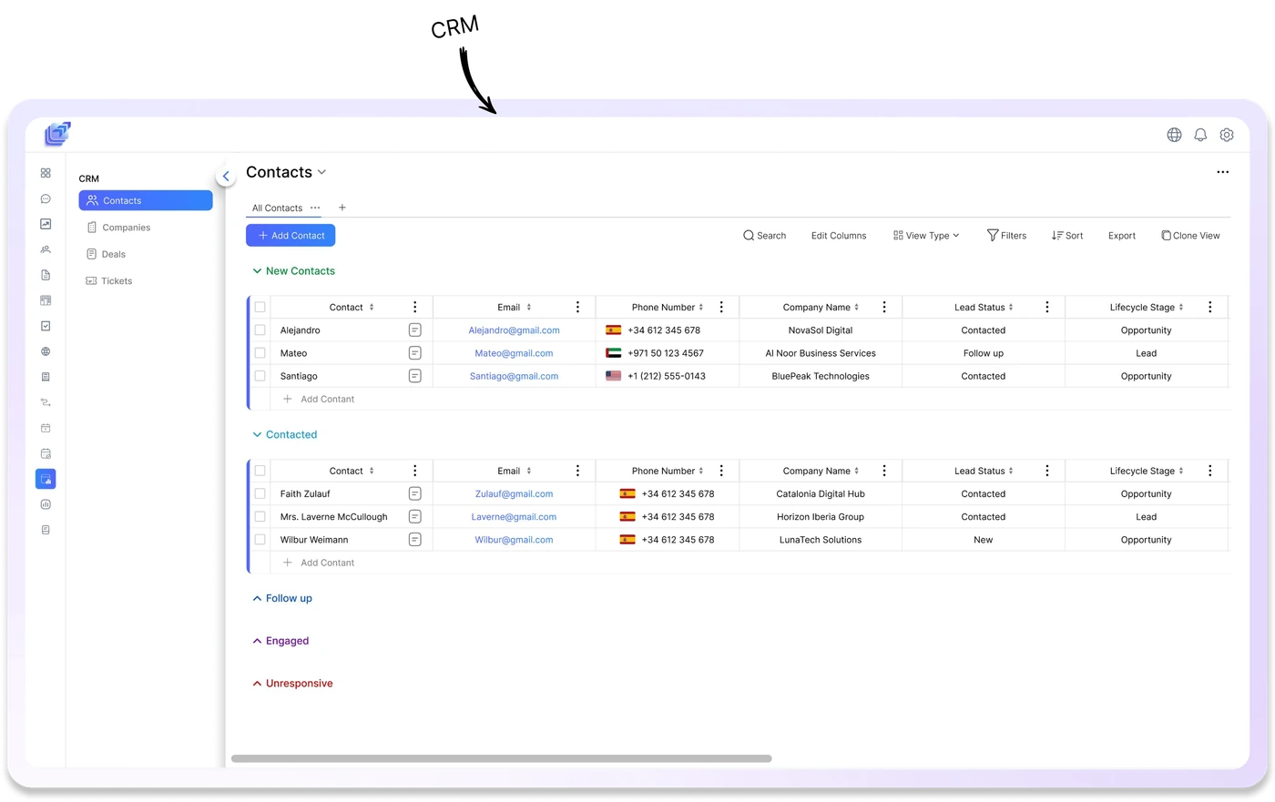 Center UI